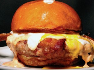 Ground Bacon Burger Heaven