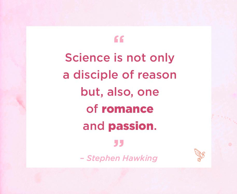 romantic science quotes
