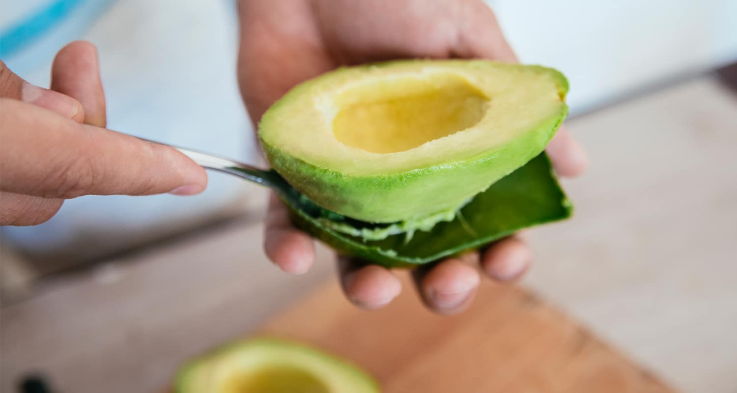 Grassi sani di avocado per biohacking