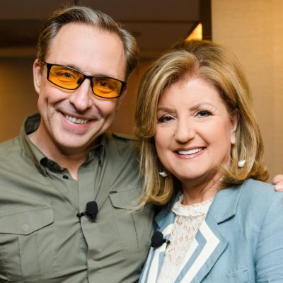 Photo of Dave and Arianna Huffington